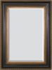 Classic Contour Mirror 24X36 Black Gold