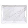 Better Homes & Gardens- Marble Print Rectangle Melamine Handled Tray