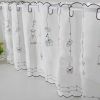 Gift - Translucent Short Kitchen Curtain Window Curtain Cafe Tier Curtain Gauze