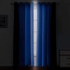 2 Panels Blackout Curtains for Bedroom 42x63 inch Navy Blue with Grommet Room Darkening Window Curtains Thermal Insulated Drapes