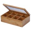 Oceanstar Bamboo Tea Box